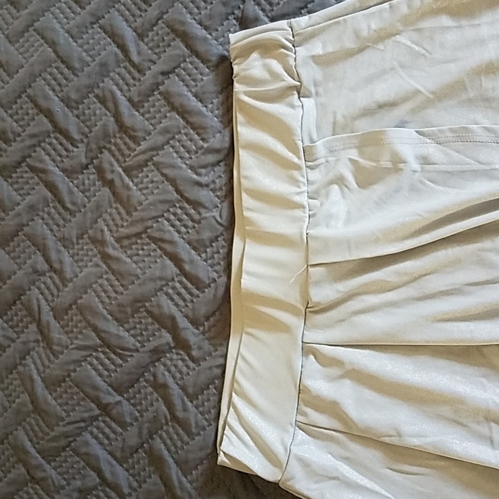 Metallic Mini Skirt - Picture 2 of 3